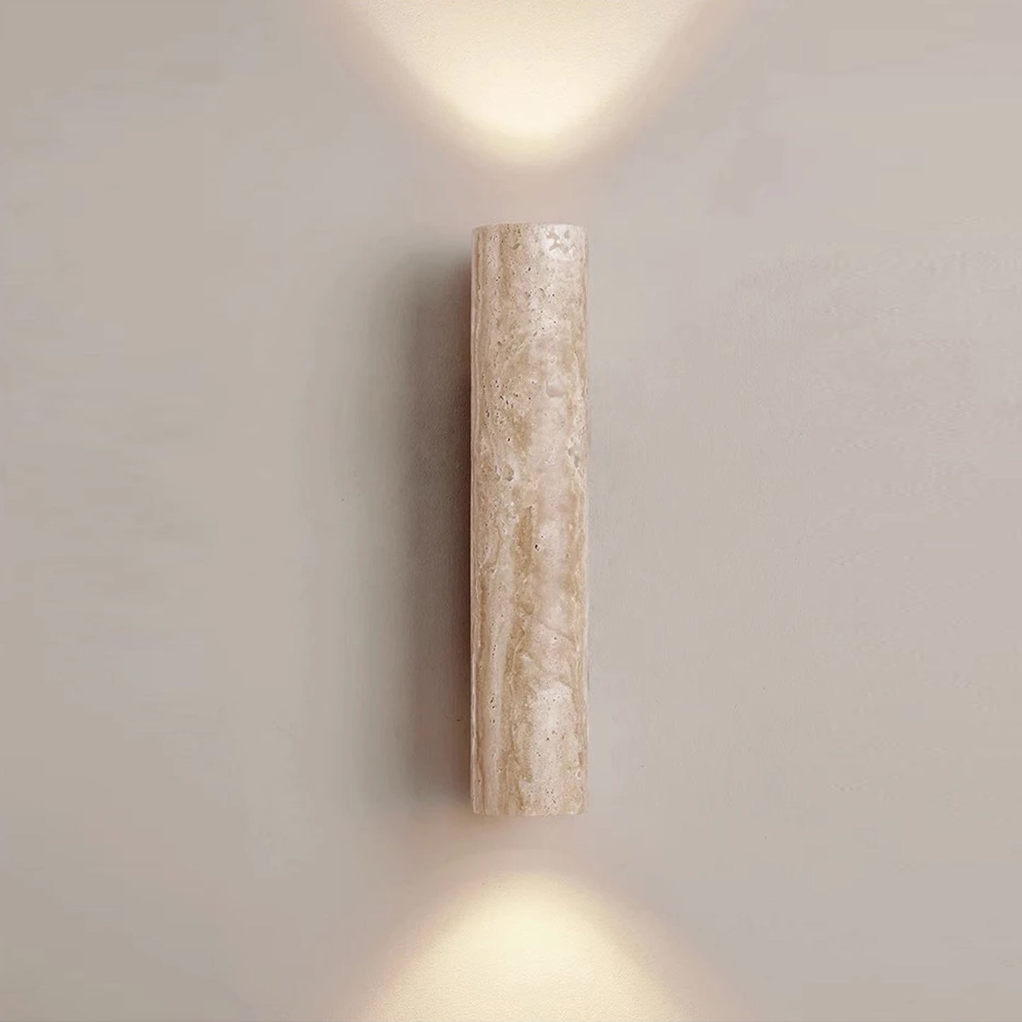 Gel Cylindrical Stone Wall Lamp - IONS DESIGN