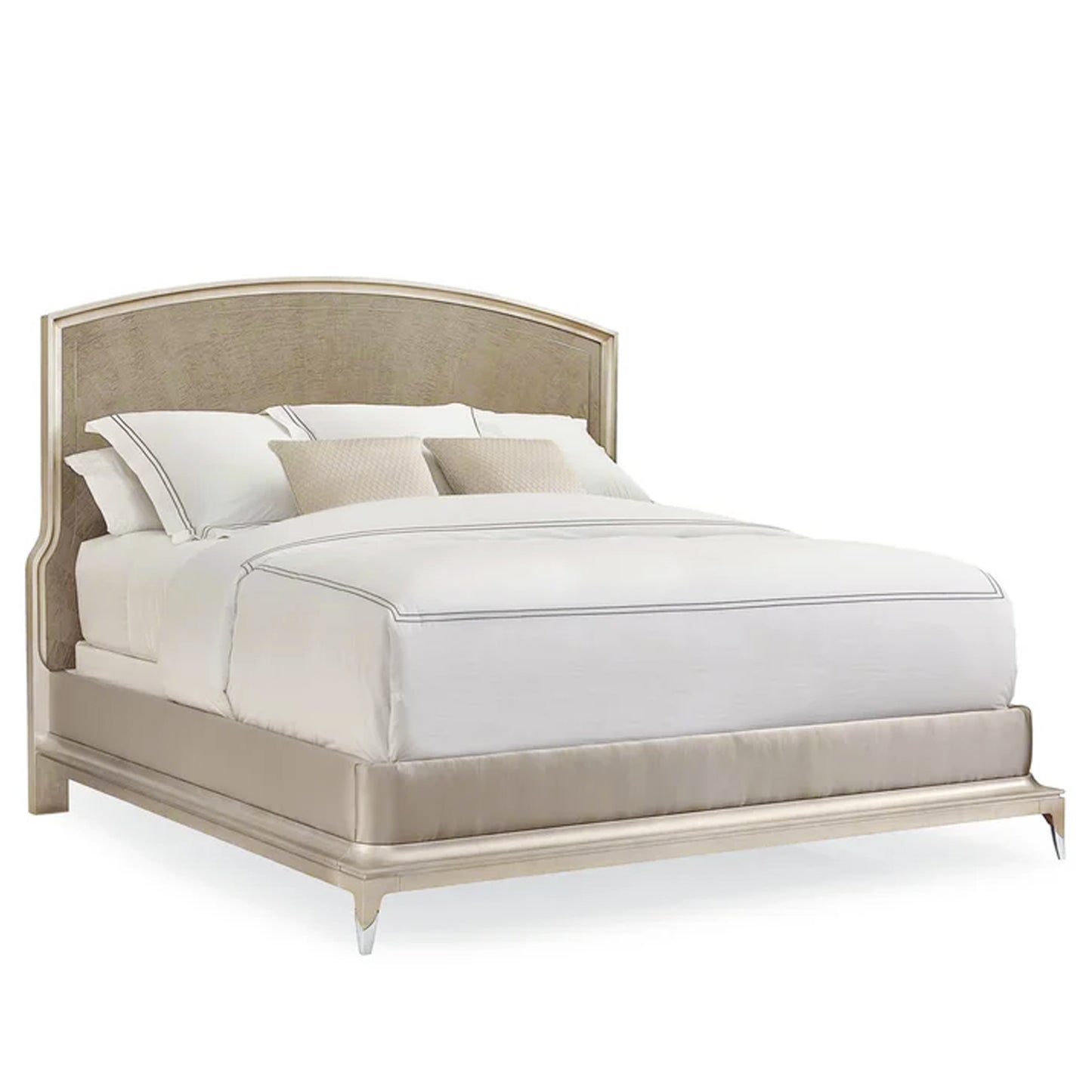 Fel Solid Wood King Panel Bed - IONS DESIGN | Dubai | UAE 