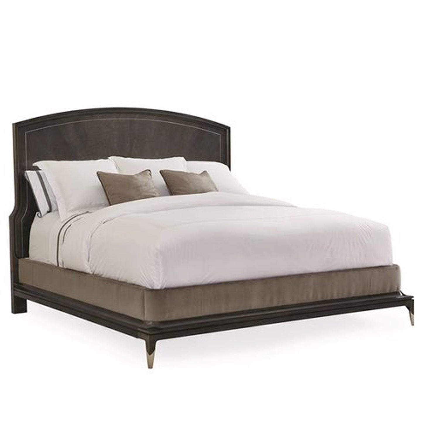 Fel Solid Wood King Panel Bed - IONS DESIGN | Dubai | UAE 