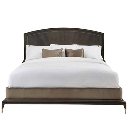 Fel Solid Wood King Panel Bed - IONS DESIGN | Dubai | UAE 