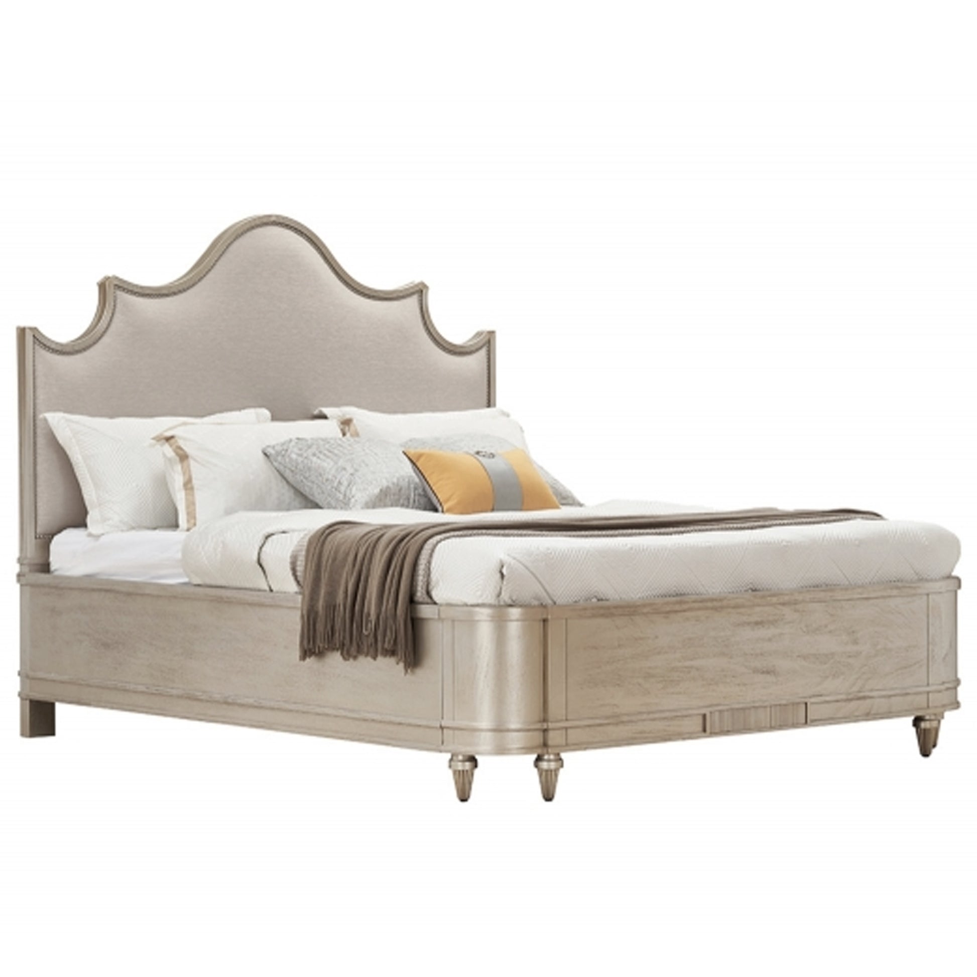 Fia King Bed with Upholstered Headboard - IONS DESIGN | Dubai | UAE 