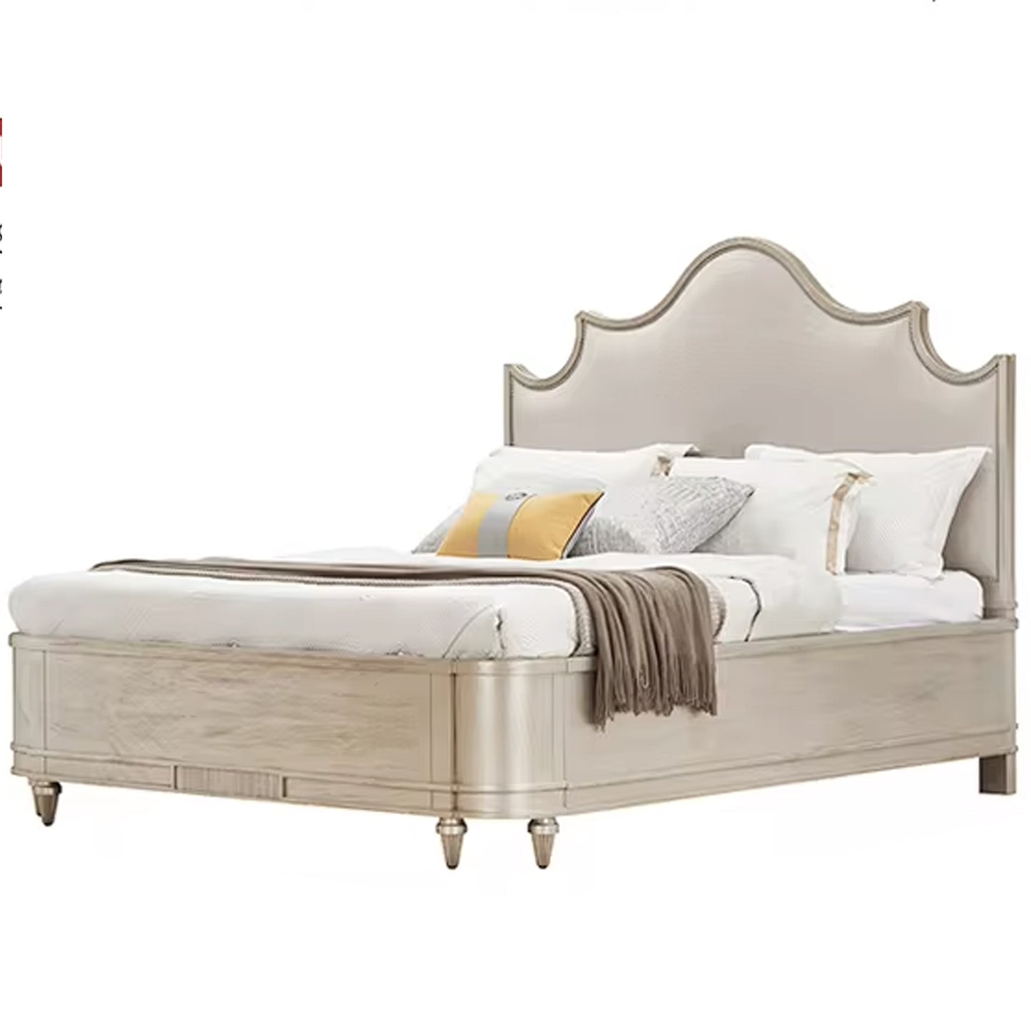 Fia King Bed with Upholstered Headboard - IONS DESIGN | Dubai | UAE 