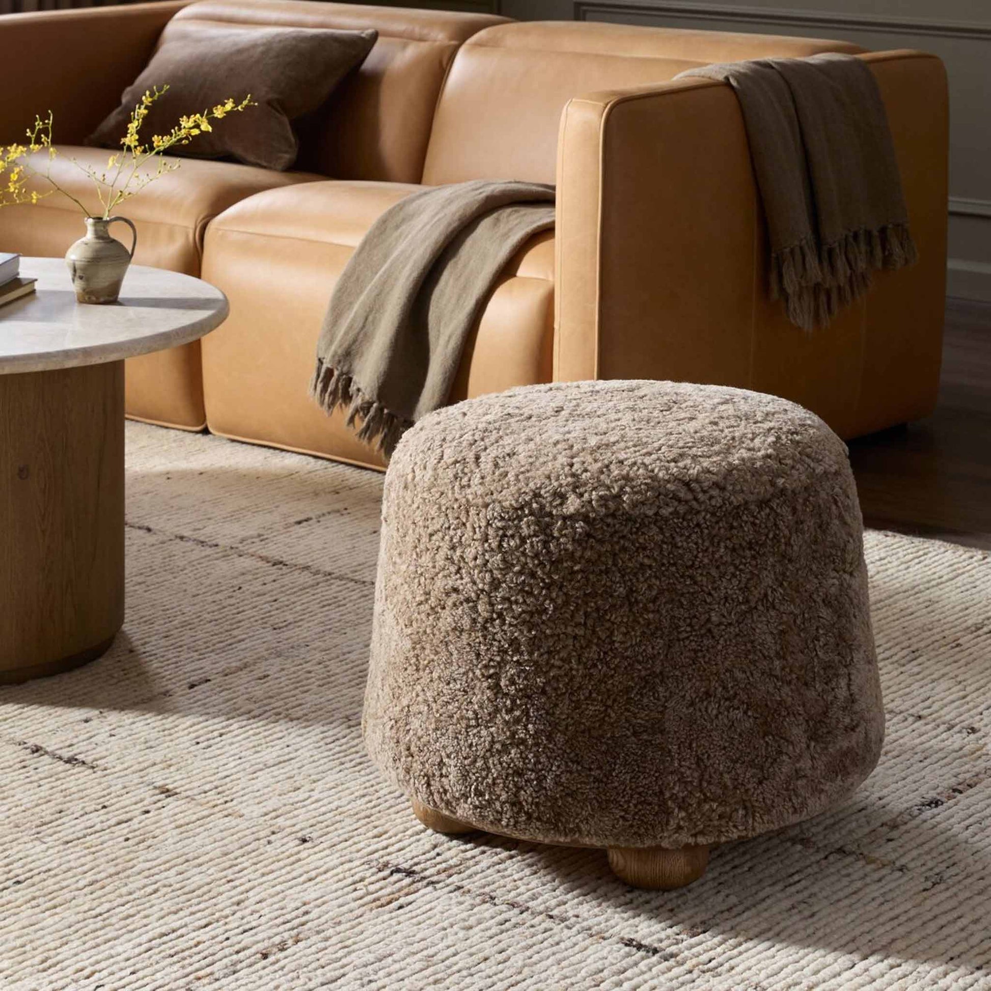 Fur Ottoman | IONS DESIGN | Dubai | UAE