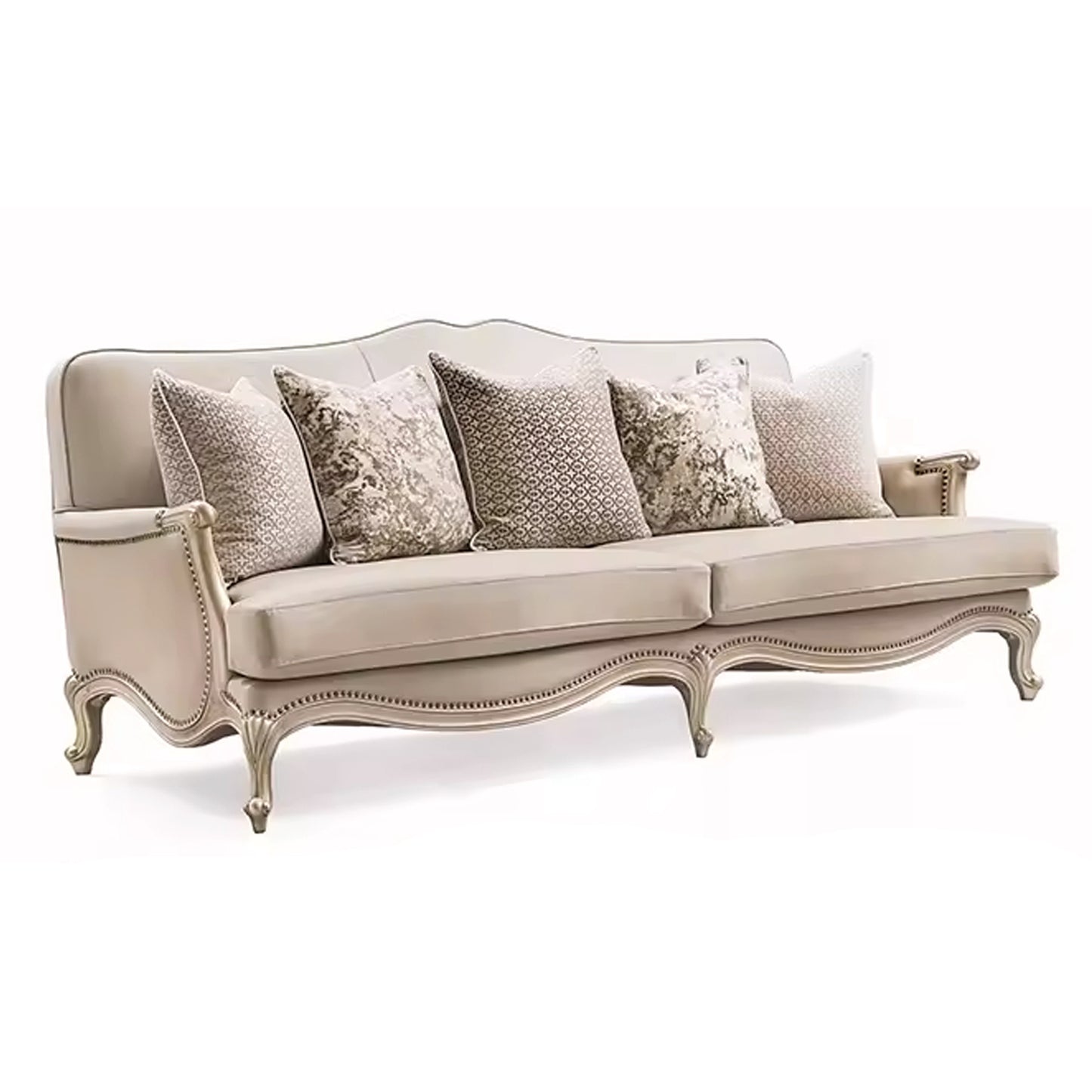 Gal 3-Seater Fabric Sofa  - French Classic Style - IONS DESIGN | Dubai | UAE 