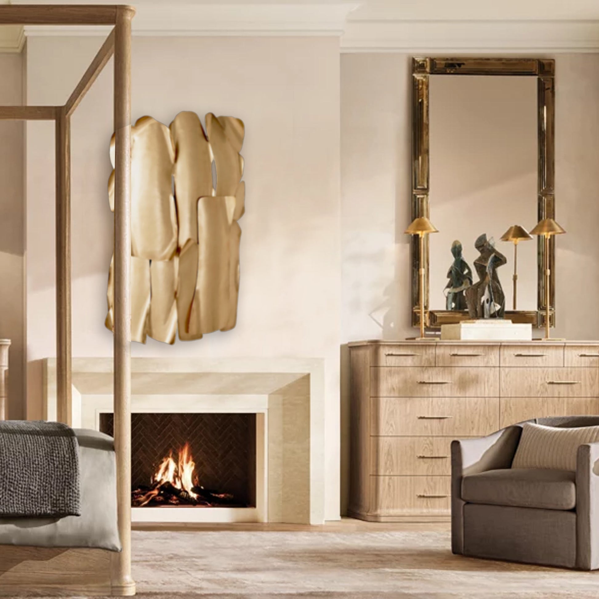 Gold Wall Décor  | IONS DESIGN | RH | Dubai | UAE
