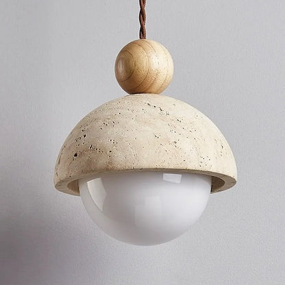 Guy Round Stone Pendant Lamp - IONS DESIGN