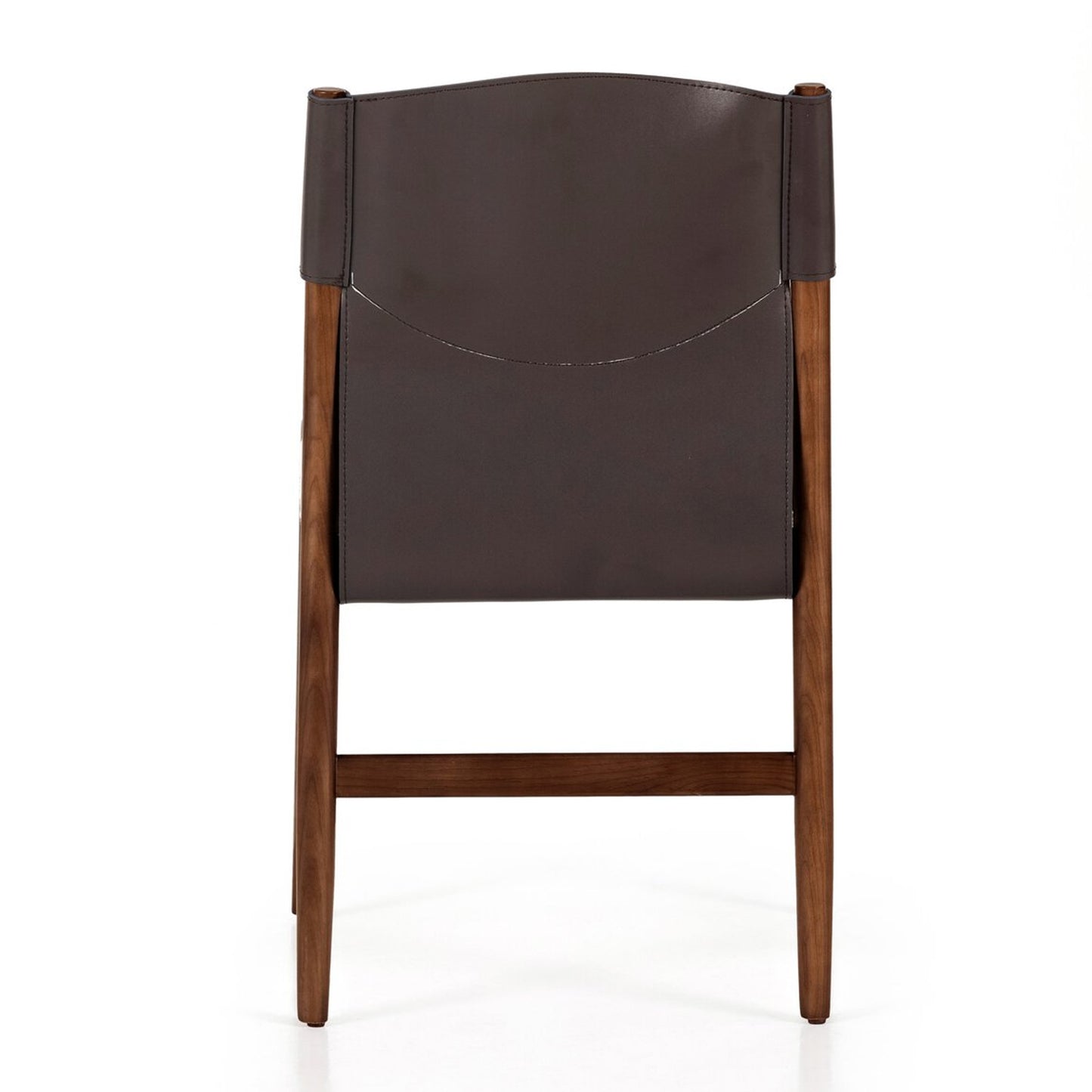 Ike Espresso Leather Back Dining Chair - IONS DESIGN | Dubai | UAE 