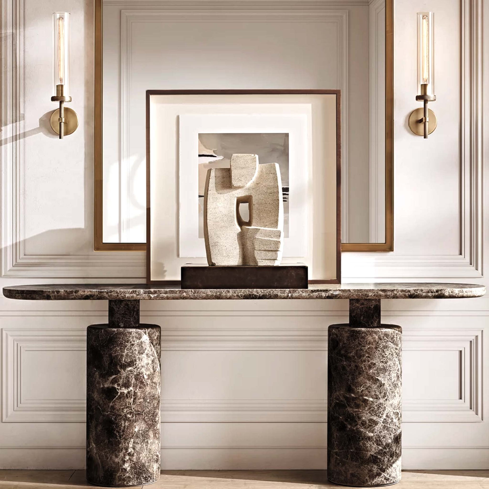 Ira Marble Console Table  | IONS DESIGN | RH | Dubai | UAE