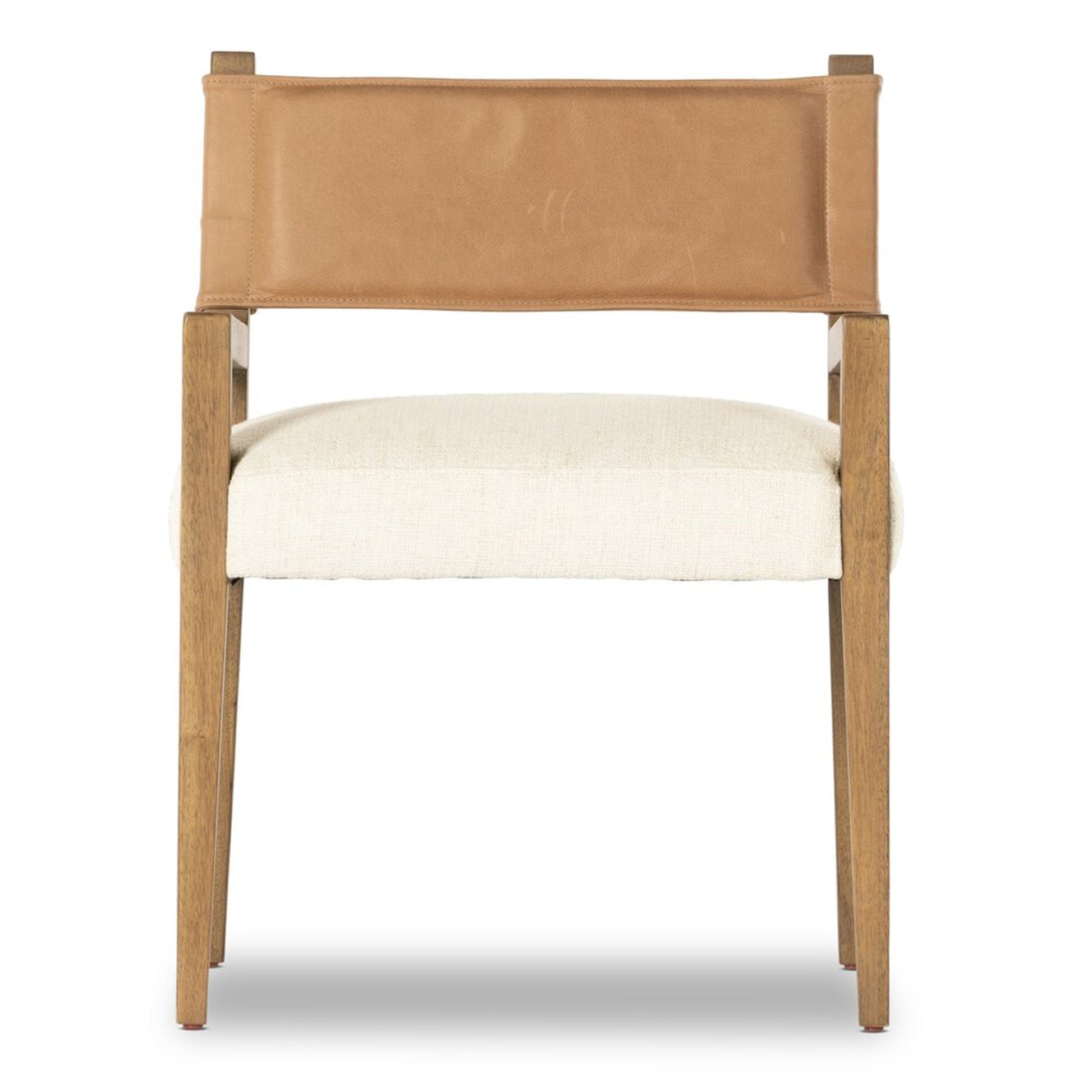 Iza Modern Leather Back Dining Armchair - IONS DESIGN | Dubai | UAE 