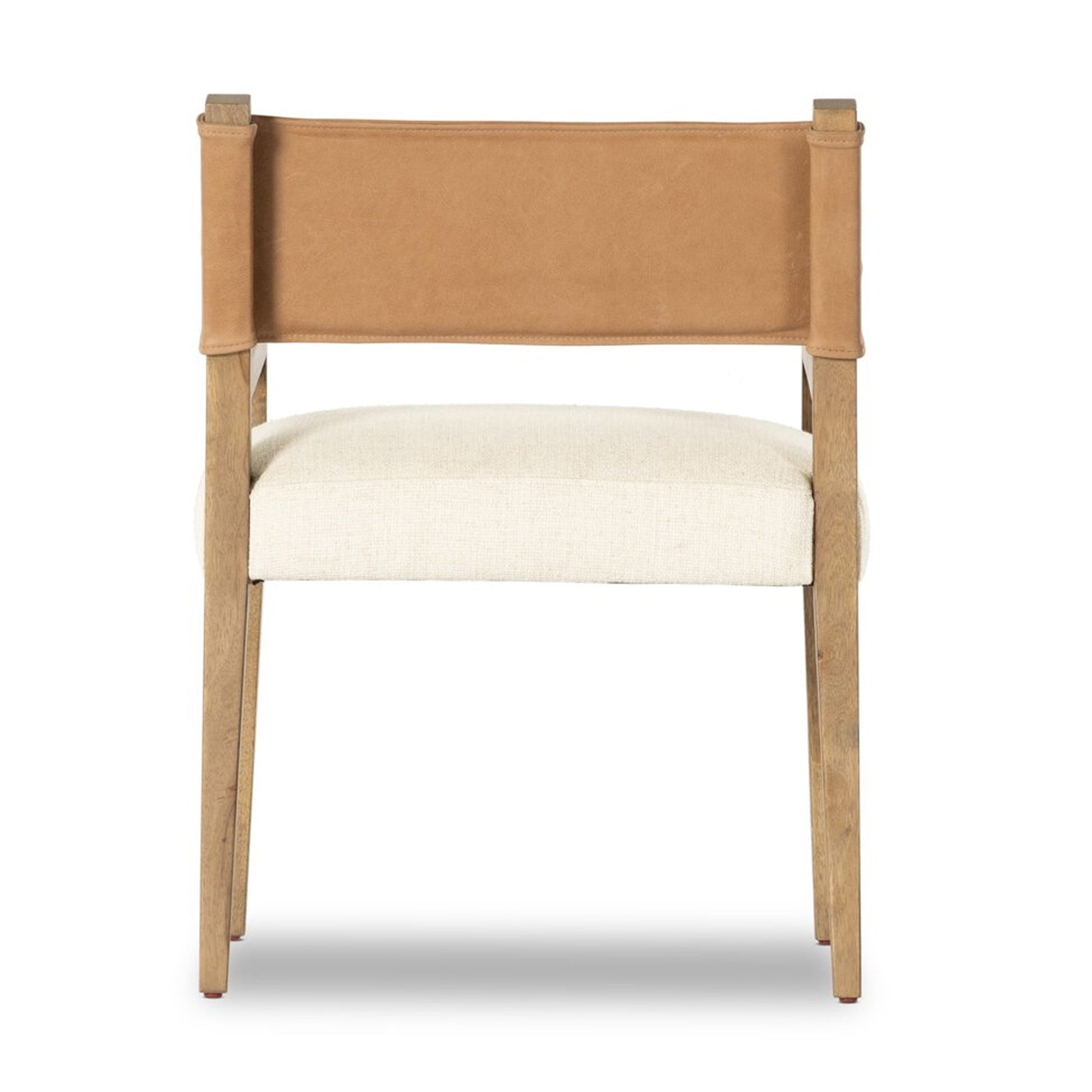 Iza Modern Leather Back Dining Armchair - IONS DESIGN | Dubai | UAE 