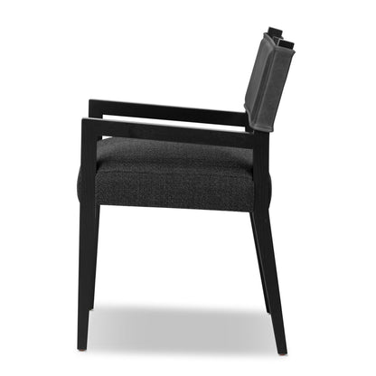 Iza Modern Leather Back Dining Armchair - IONS DESIGN | Dubai | UAE 