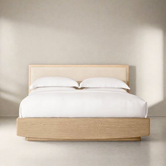 Jin King Bed with Upholstered Headboard  | IONS DESIGN | Dubai | UAE