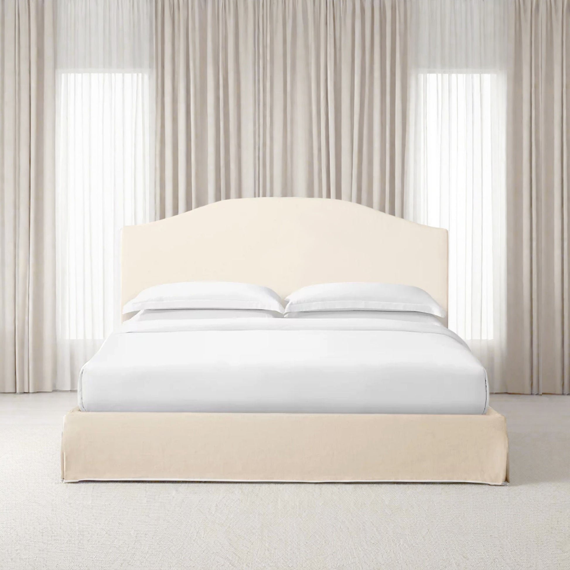Jon Upholstered King Bed  | IONS DESIGN | Dubai | UAE