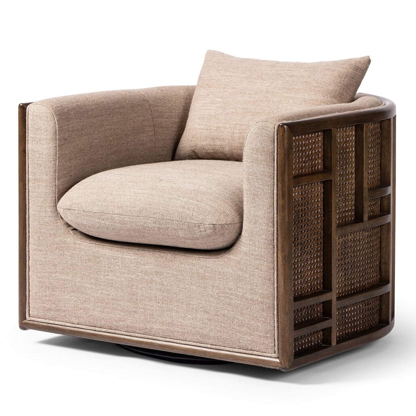 Kev Swivel Upholstered Chair - IONS DESIGN | Dubai | UAE 