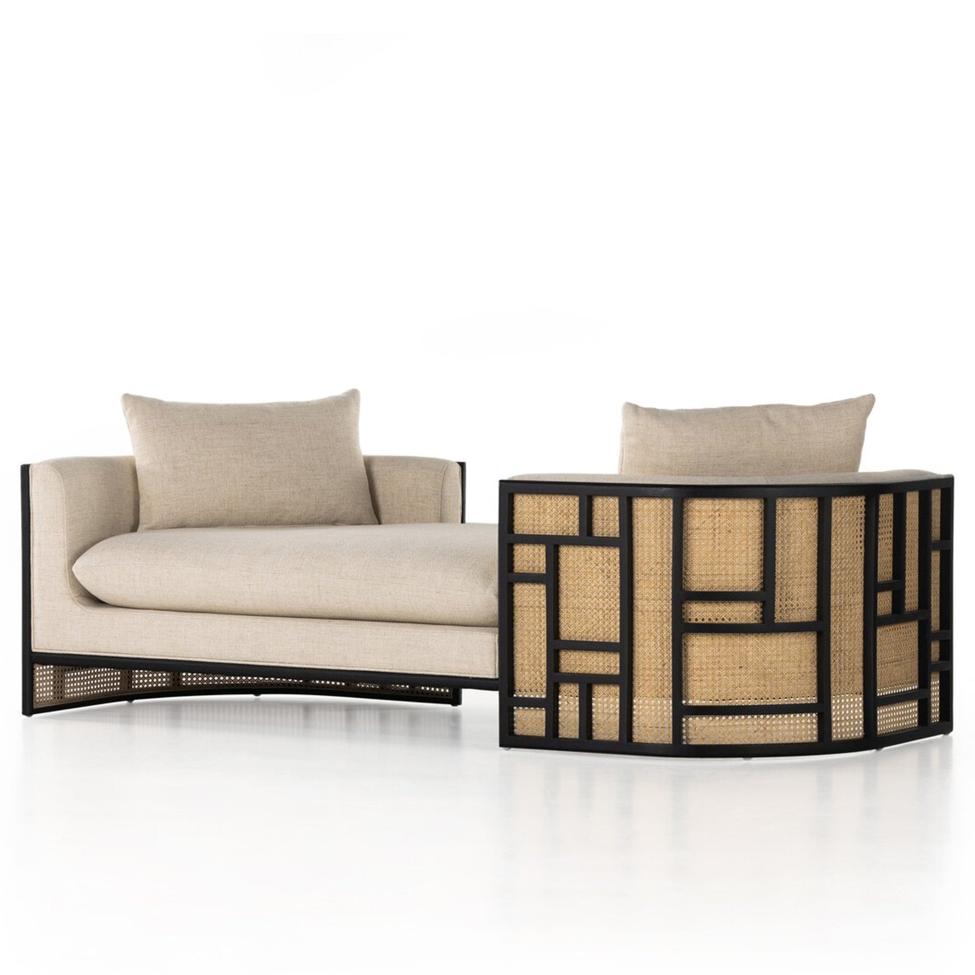 Kev Upholstered Chaise Lounge - IONS DESIGN | Dubai | UAE 