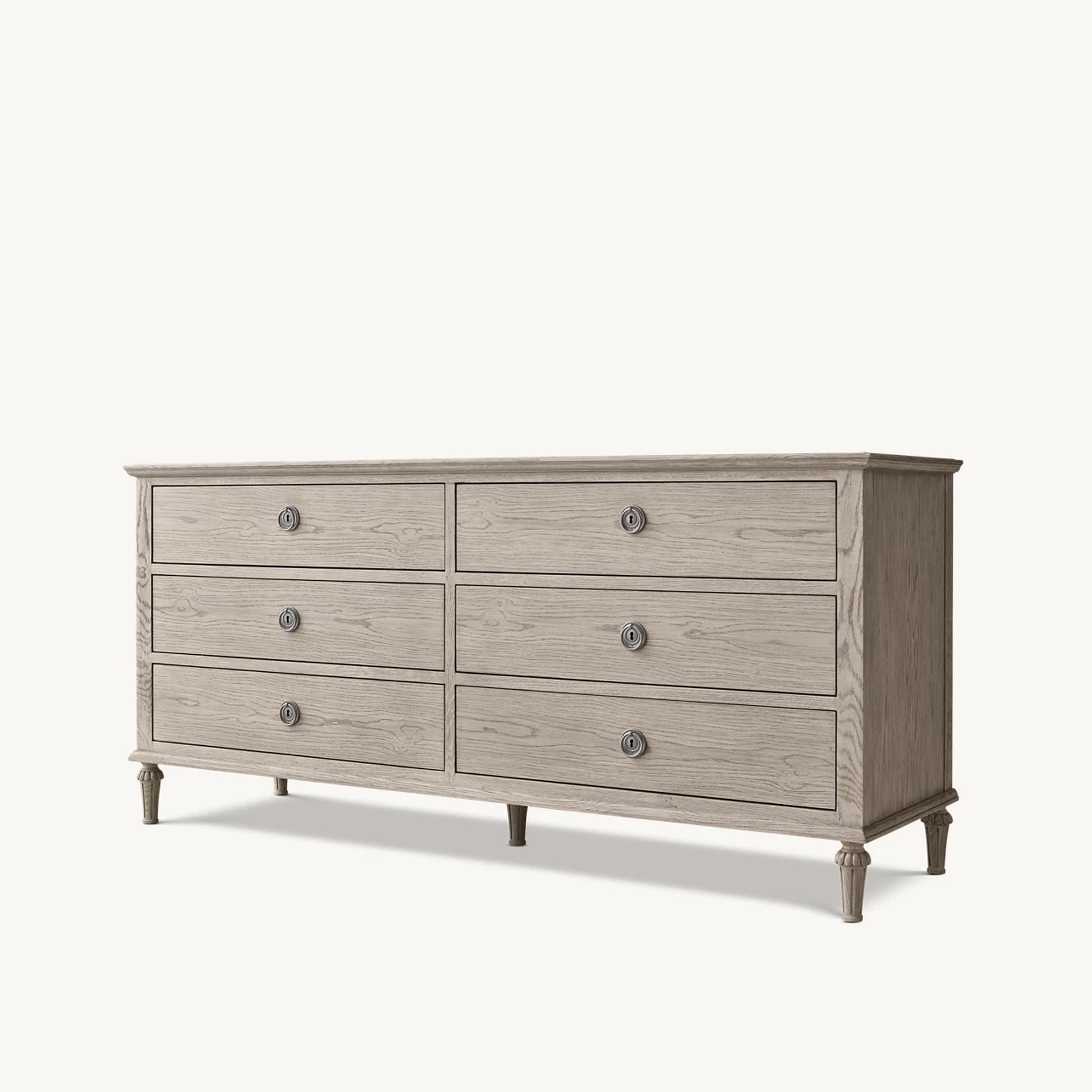 Lex Gray Chest Of Drawers  | IONS DESIGN | RH | Dubai | UAE