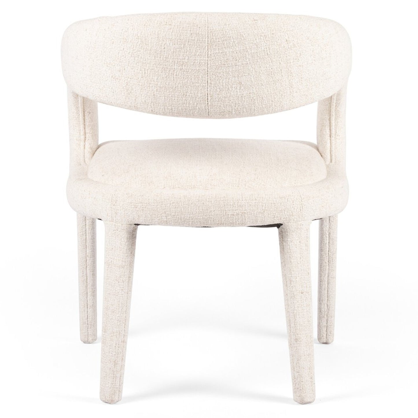 Liv Dining Chair Linen Off White Upholstery - IONS DESIGN