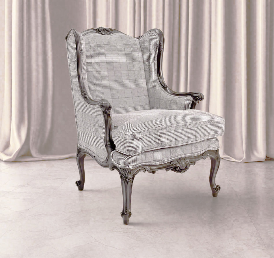 Louis XV Gray Classic chair | IONS DESIGN | Abu Dhabi | UAE