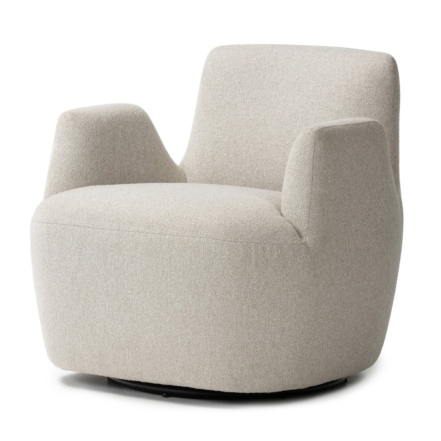Luz Fabric Chair  with Swivel Base - IONS DESIGN
