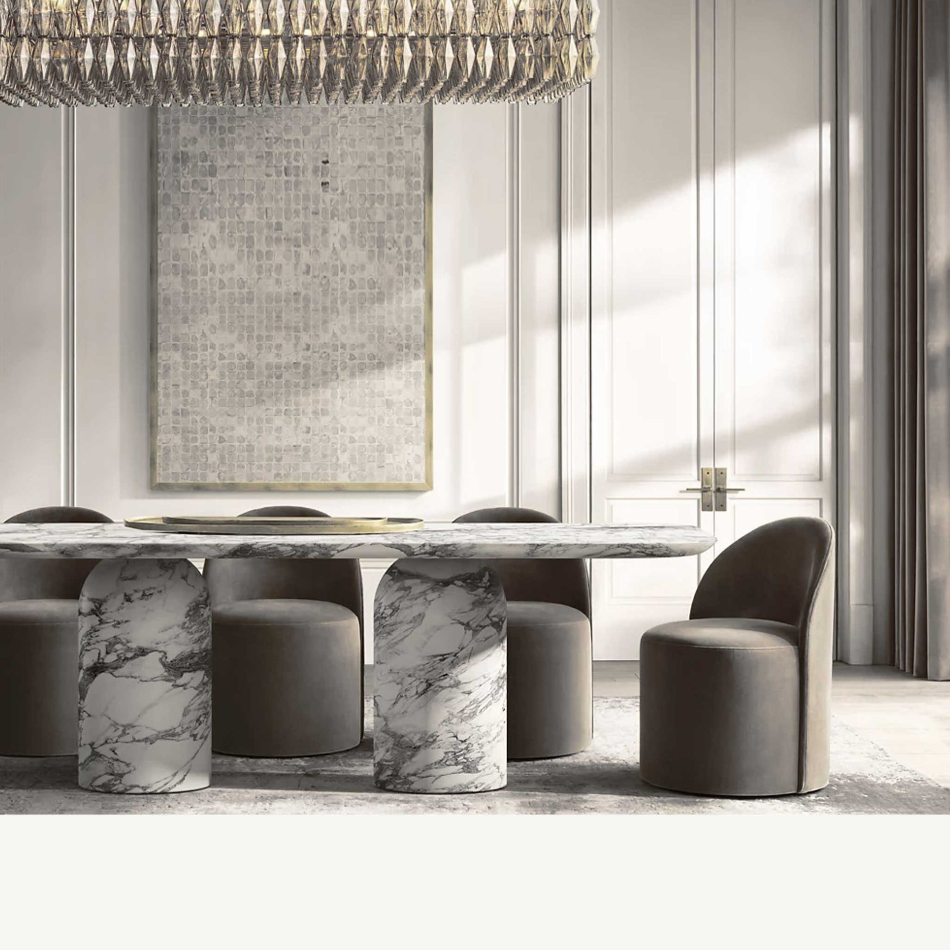 Marble Dining Table | Dubai | Abu Dhabi | UAE | IONS DESIGN