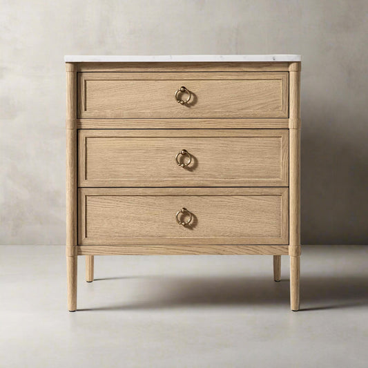 Mat Nightstand With Drawers  | IONS DESIGN | RH | Dubai | UAE