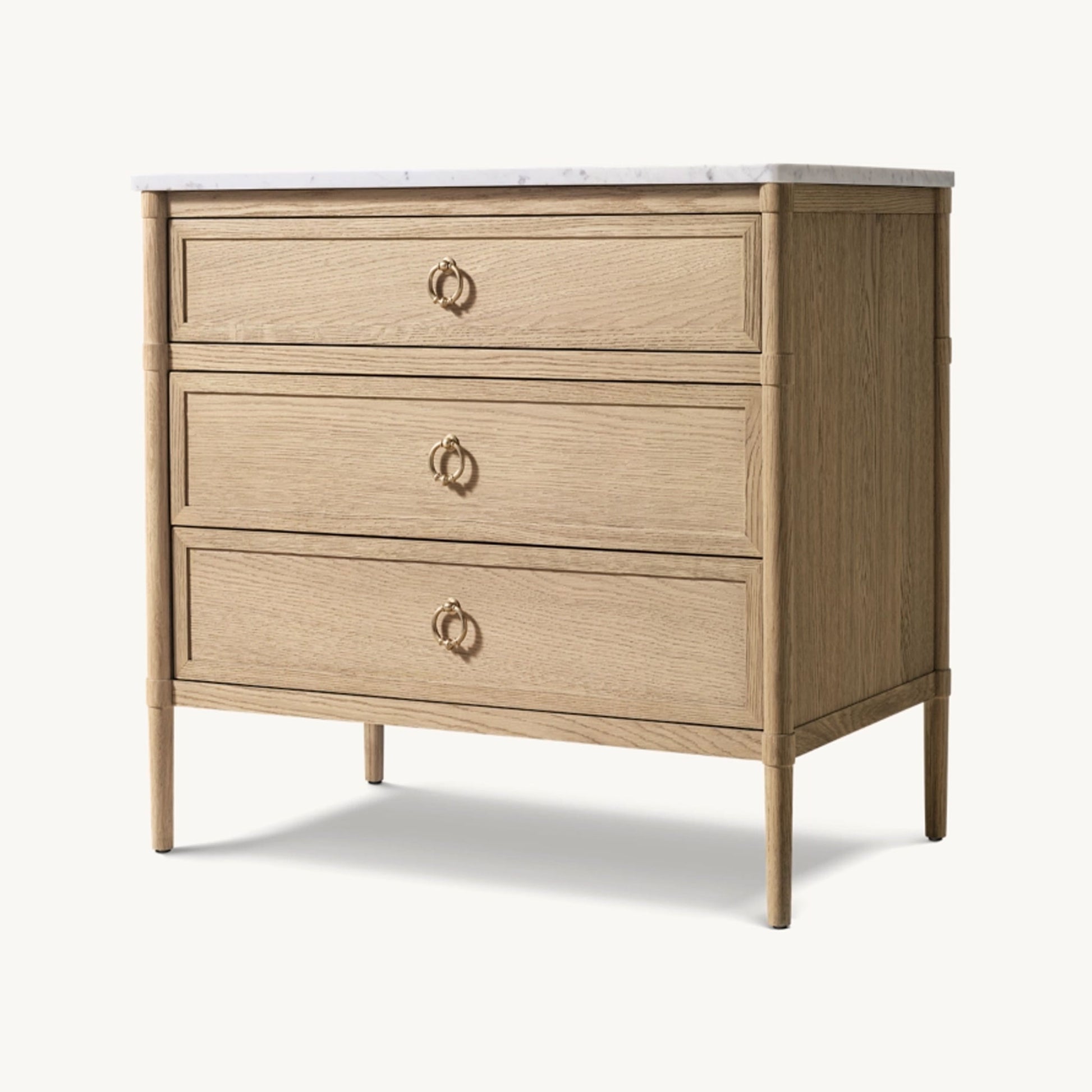 Mat Nightstand With Drawers  | IONS DESIGN | RH | Dubai | UAE