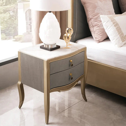 Mat Nightstand With Drawers - IONS DESIGN | Dubai | UAE 