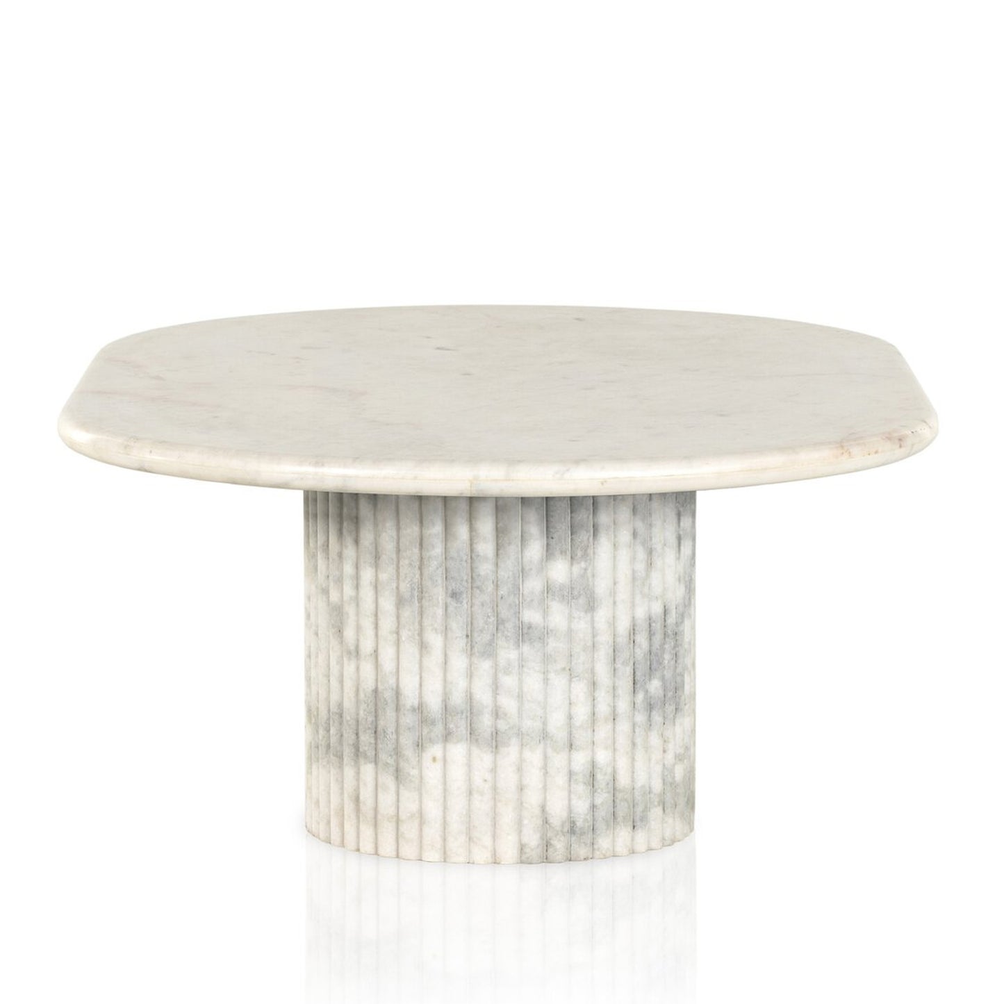 May Oval Coffee Table – Marble top - IONS DESIGN