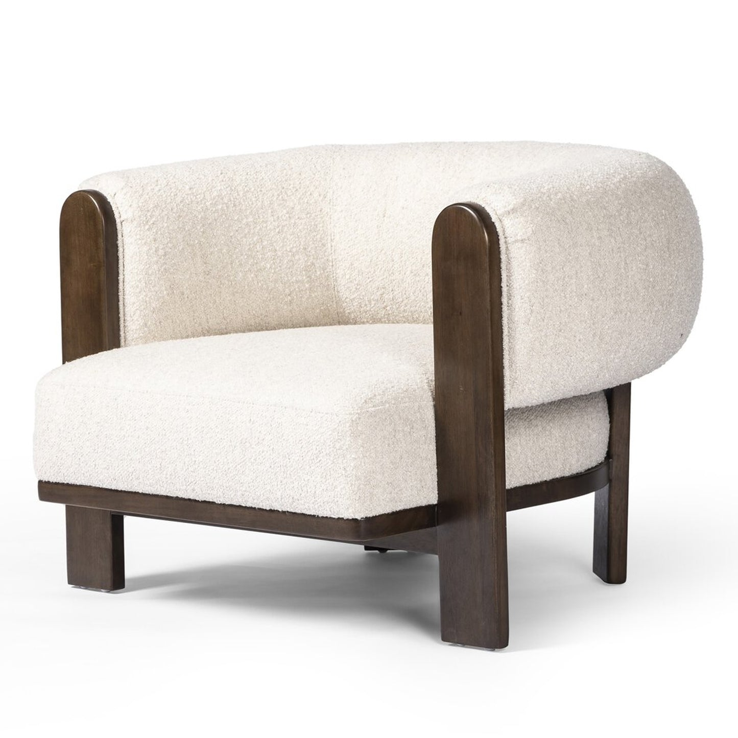 Mori Fabric Armchair  with  Wood Frame - IONS DESIGN
