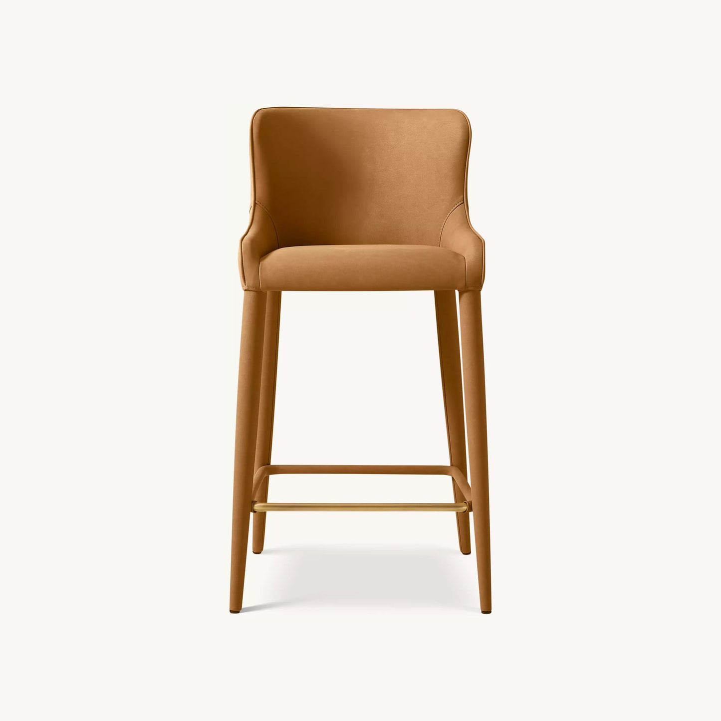 Nic Leather Counter Stool  | IONS DESIGN | RH | Dubai | UAE