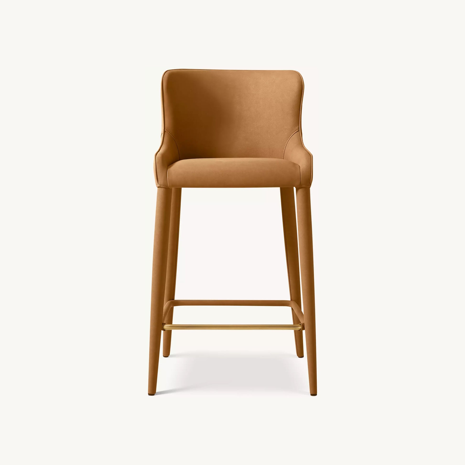 Nic Leather Counter Stool  | IONS DESIGN | RH | Dubai | UAE