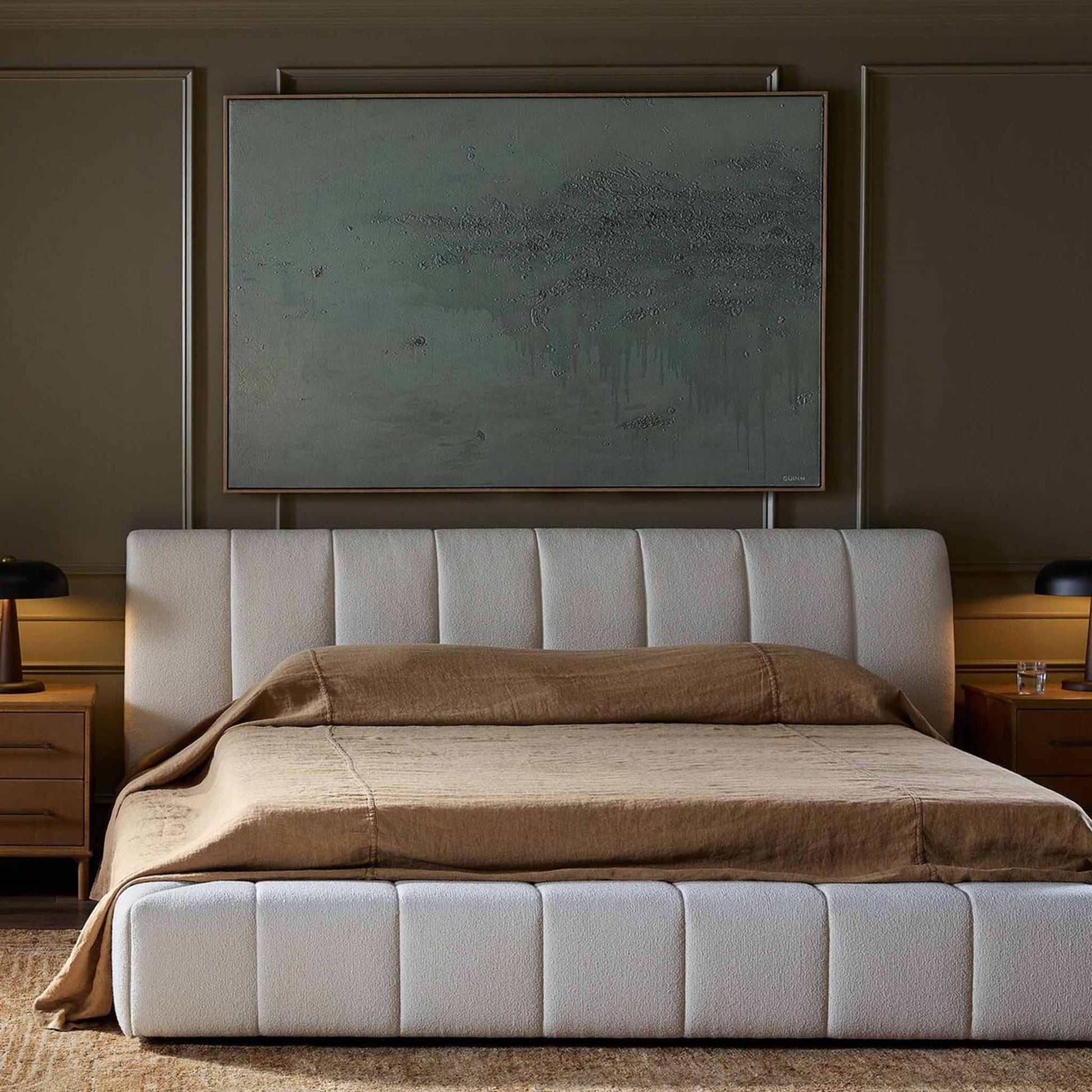 Off White Bed | IONS DESIGN | Dubai | UAE
