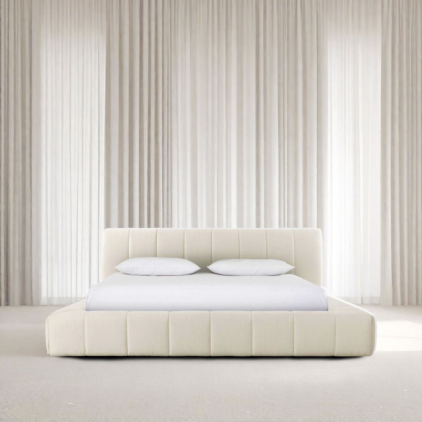 Off White Bed | IONS DESIGN | Dubai | UAE