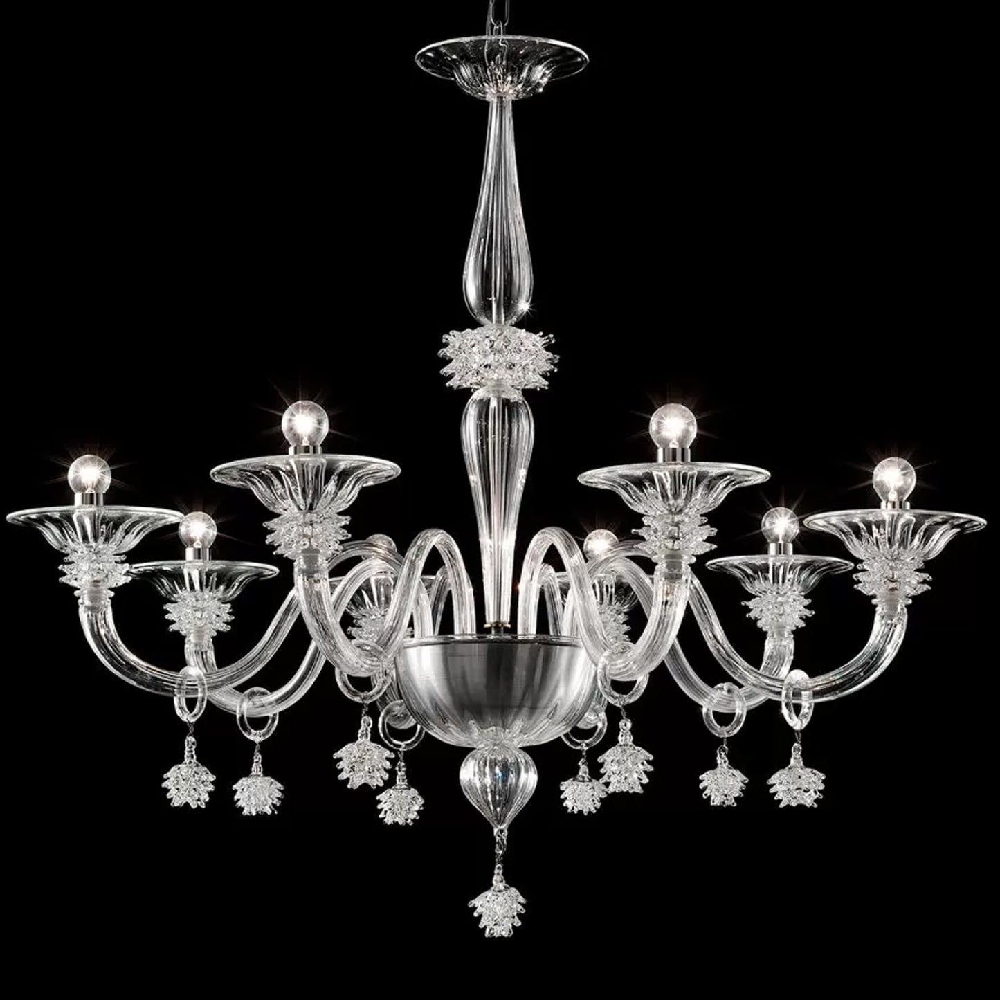 Pat Crystal Chandelier - 8 Arm Modern Classic Lighting - IONS DESIGN | Dubai | UAE 