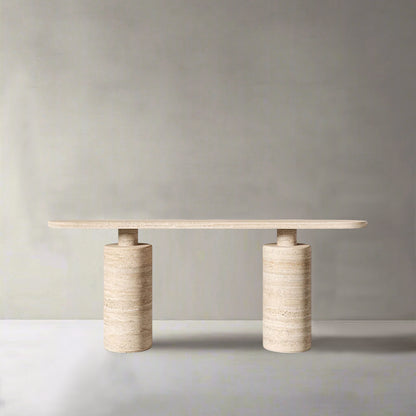 Pit Console Table  | IONS DESIGN | RH | Dubai | UAE