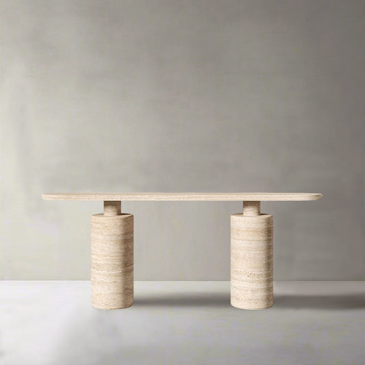 Pit Console Table  | IONS DESIGN | RH | Dubai | UAE