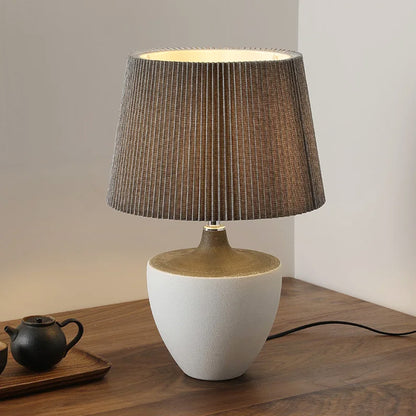 Pot Ceramic Table Lamp for Wabi Sabi Themed Interiors - IONS DESIGN | Dubai | UAE 