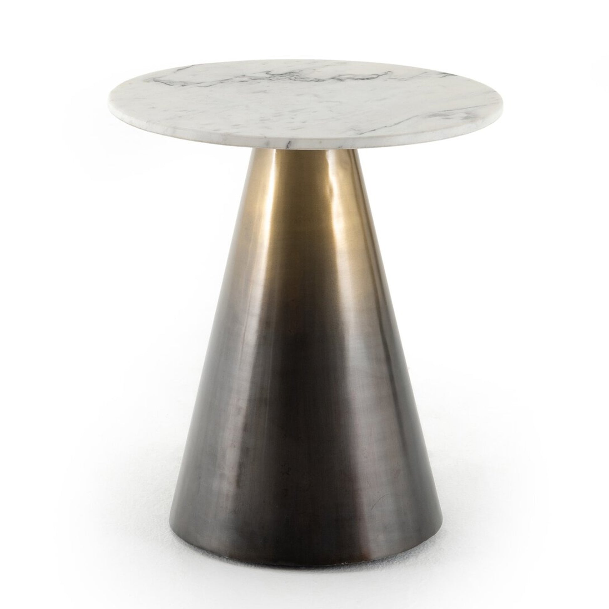 Raf White Marble Top Accent Table - IONS DESIGN | Dubai | UAE 