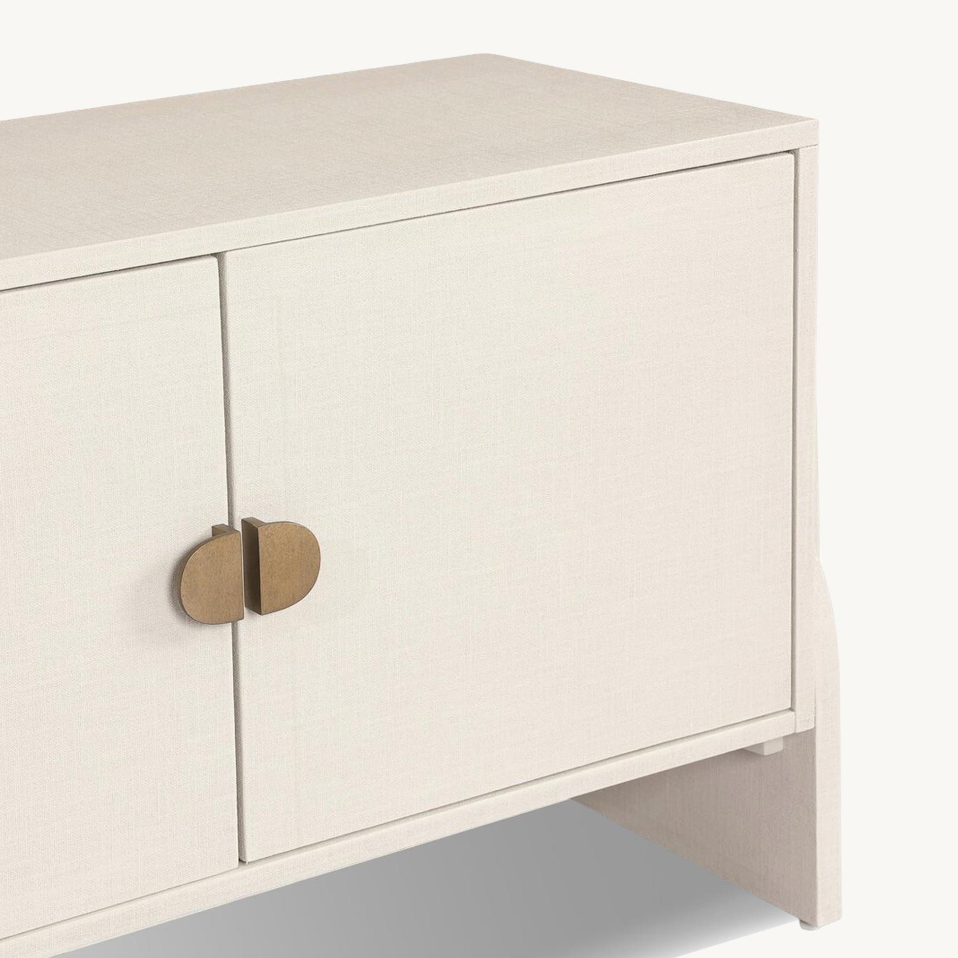 Raj White Media Cabinet  | IONS DESIGN | Dubai | UAE
