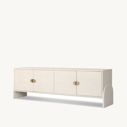 Raj White Media Cabinet  | IONS DESIGN | Dubai | UAE