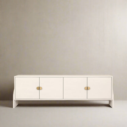Raj White Media Cabinet  | IONS DESIGN | Dubai | UAE