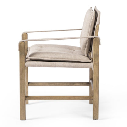 Ram Dining Armchair with Solid Wood Frame