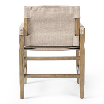 Ram Dining Armchair with Solid Wood Frame