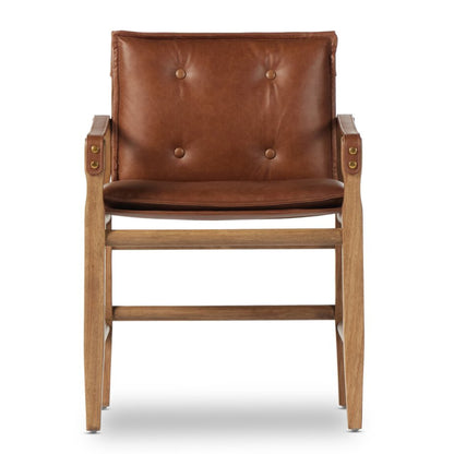 Ram Dining Armchair with Solid Wood Frame