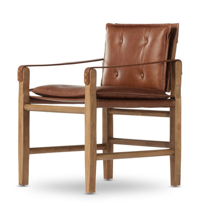 Ram Dining Armchair with Solid Wood Frame