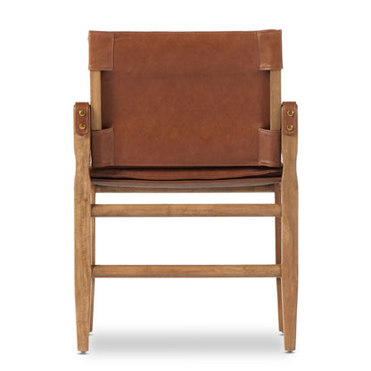 Ram Dining Armchair with Solid Wood Frame