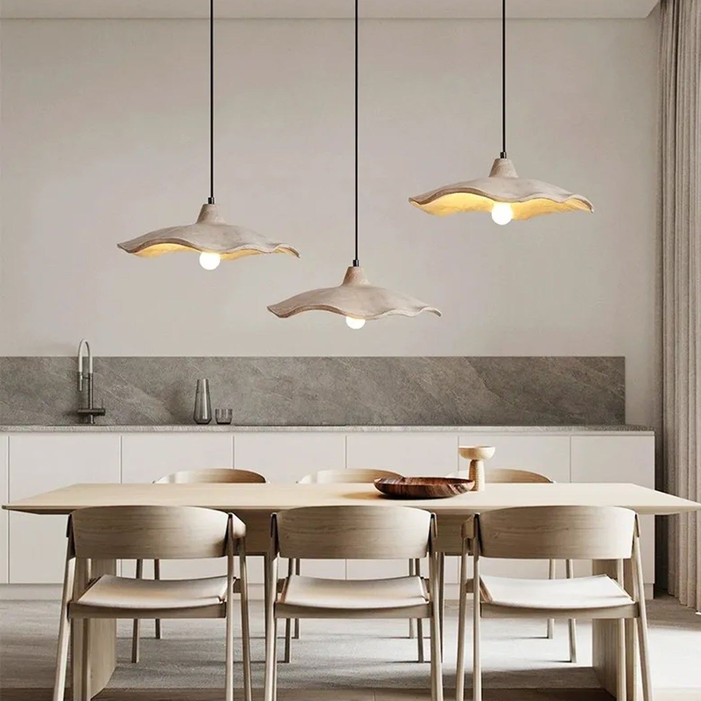 Ren Flower Shape Concrete Pendant Light - IONS DESIGN