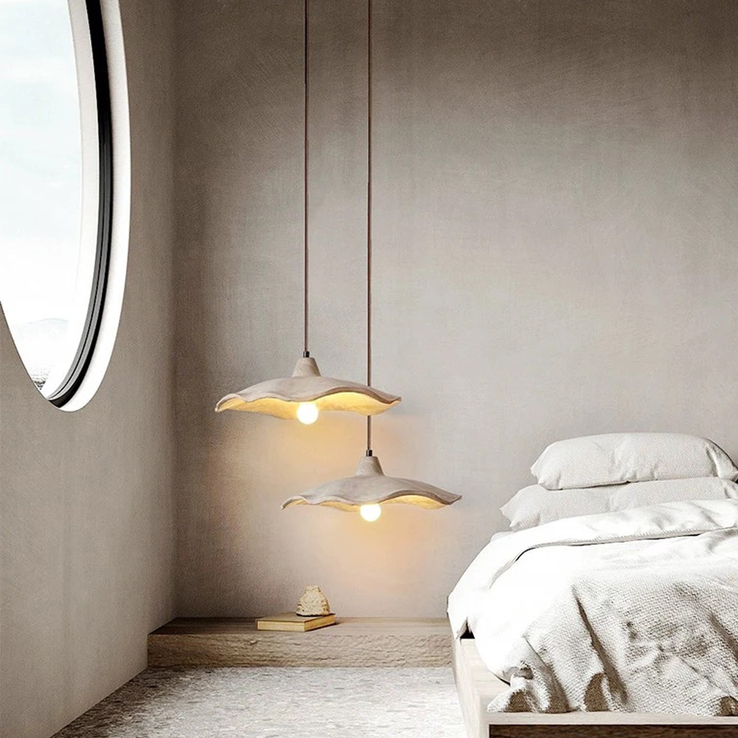 Ren Flower Shape Concrete Pendant Light - IONS DESIGN