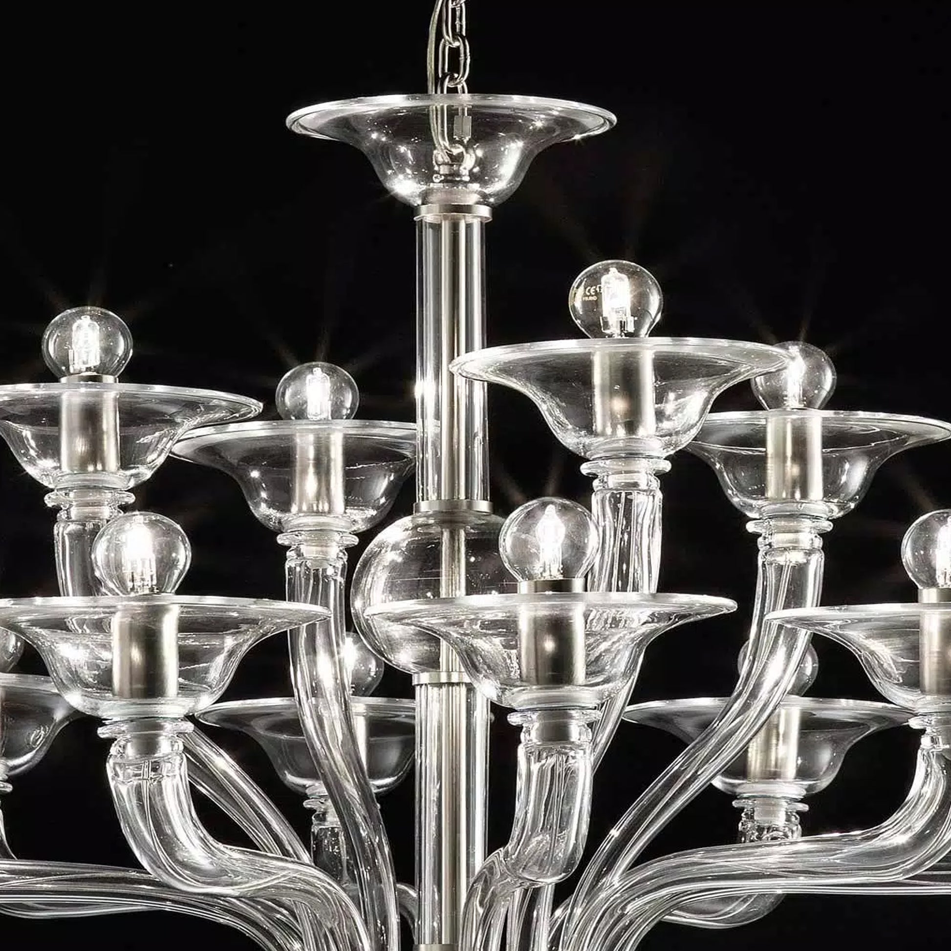 Rob Murano Glass Chandelier - IONS DESIGN | Dubai | UAE 