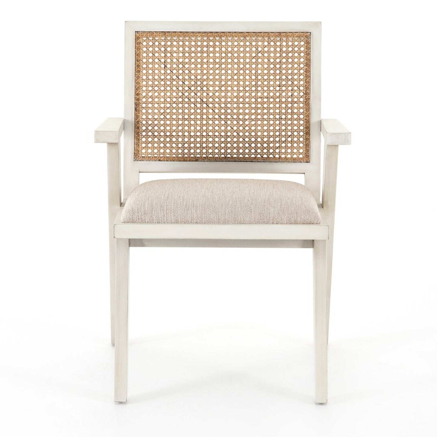 Ros Cane Back  Dining Chair with Armrest